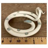 Ceramic snake sculpture