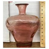 Amethyst glass bottle