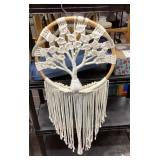 Macramï¿½ Tree of Life wall hanging 44" x 18ï¿½