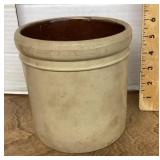 Stoneware crock.