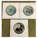 3 commemorative half dollars