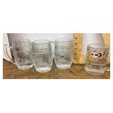 4 Root beer mugs