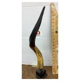 Faux kudu horn
