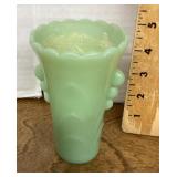 5" Fire-King Art Deco jadeite vase