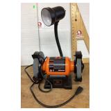 WEN benchtop grinder with light