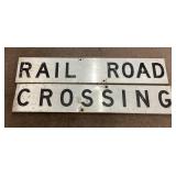 Railroad crossing sign