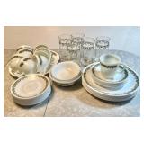 Corelle and Corning Crazy Daisy dishes