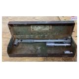 Snap-on 1/4" drive ratchet and assorted sockets