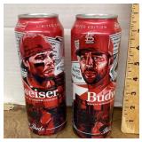 STL Cards Yadi and Waino beers --unopened