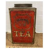 Golden Rule tea tin