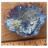 Decorated scallop shell