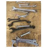 Group of standard box end wrenches