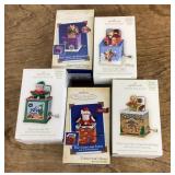 5 Hallmark Keepsake Christmas ornaments