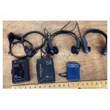 Headphones, cassette players, weather radio