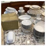 Noritake china service for 12 plus serving pieces