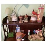 Home decor group with bird figures