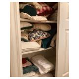 Linen closet contents