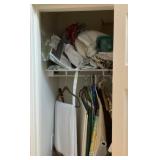 Contents of laundry room closet