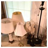 Group of lamps and lamp parts