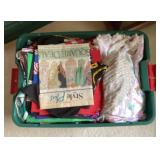 Tote full of scarves