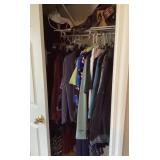 Contents of master bedroom closet
