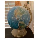 Tabletop Rand McNally world globe