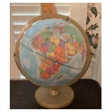 Tabletop Replogle world globe
