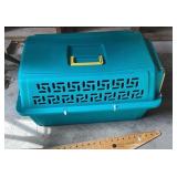 Small plastic pet carrier