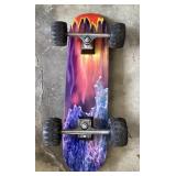 31" Skateboard with off-road tires