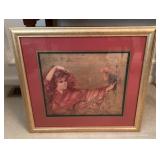 21x23 Edna Hibel framed art