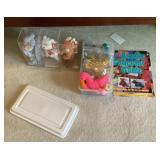 Collection of beanie babies and collector guide