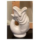 Island Pottery gurgle fish jug