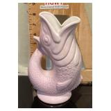 Island Pottery gurgle fish jug