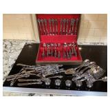 Large set Oneida stainless flatware