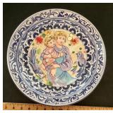 Edna Hibel Italian collector plate