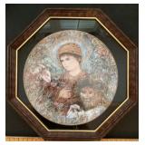 Collector plate in octagon frame