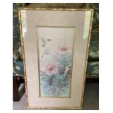 Signed Lena Liu floral print