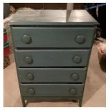 Small painted chest of drawers