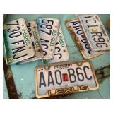 Assorted Missouri license plates