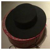 Ladies wool bolero hat
