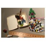 Marbles and small toys
