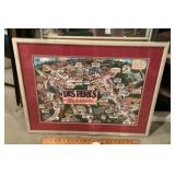 Framed Des Peres poster