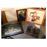 4 framed wall art