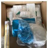 Box of medical supplies