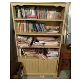 Bookcase and contents