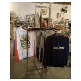 Clothing rack and contents