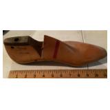 Vintage 1965 wood shoe mold