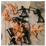 Vintage 1960s Marx cowboys and Indians