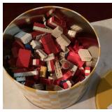 Box of assorted LEGO pieces