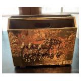 Brass magazine rack